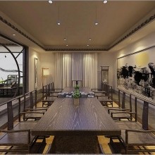 山阳镇茶楼装修